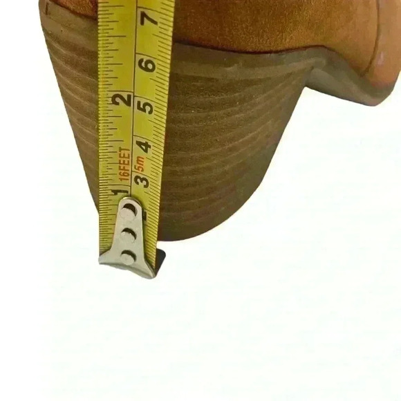 Lucky Brand Linnea-Cashew-Oiled Suede-Women’s Bootie-Side Zip 8M - Picture 6 of 9